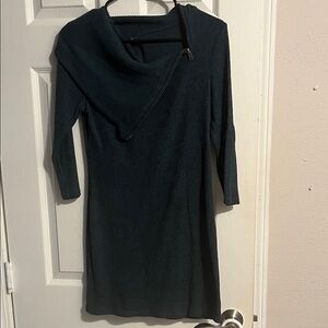 Dark Green Long Sleeve Dress